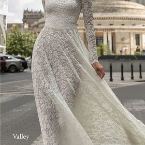 Ivory boho bridal Dress